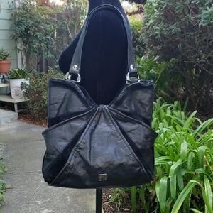 Kooba Black Leather Audrey Shoulder bag